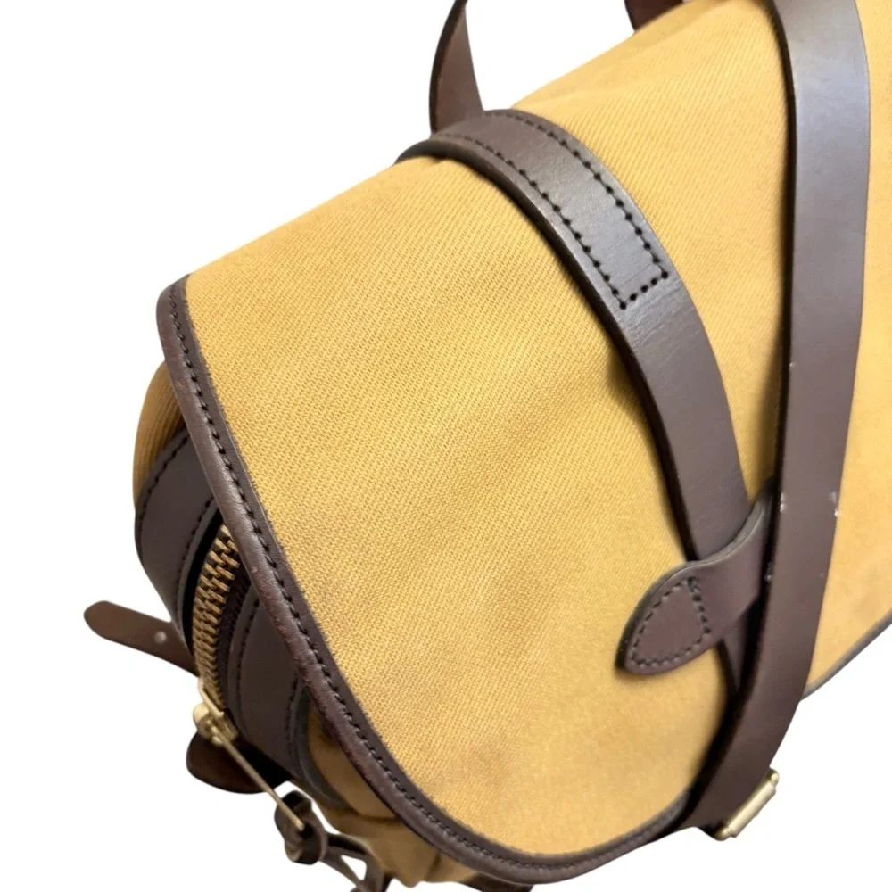 Filson vintage y2k USA #240 carryon field khaki twill brown leather bag RARE